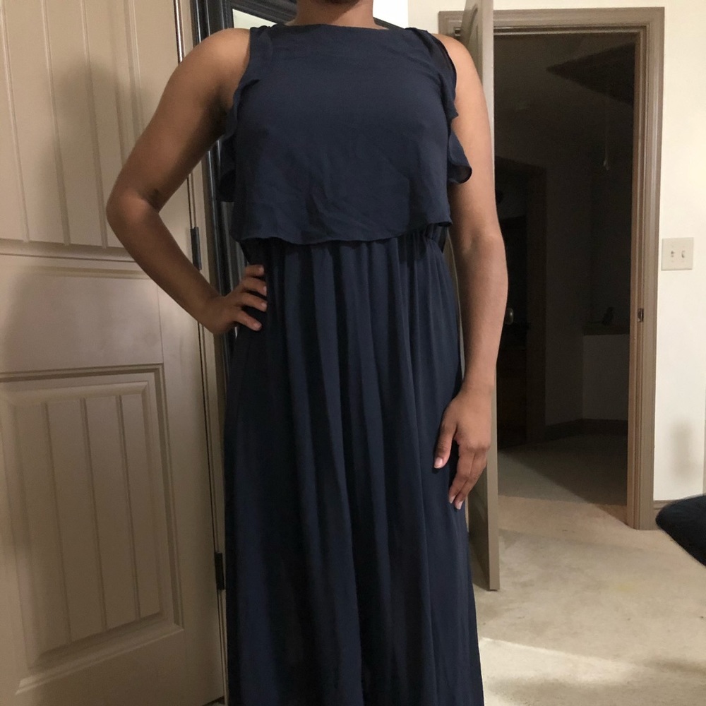 Navy Blue Maxi Dress